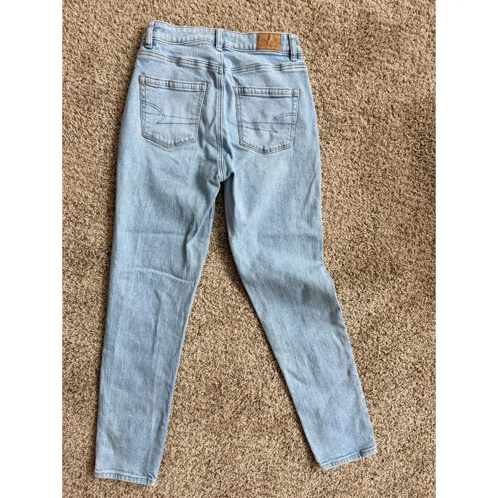 American Eagle Denim Jeans Strigid Strait Leg 00 - Picture 2 of 7